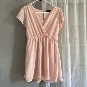 F21 cream mini, dress
